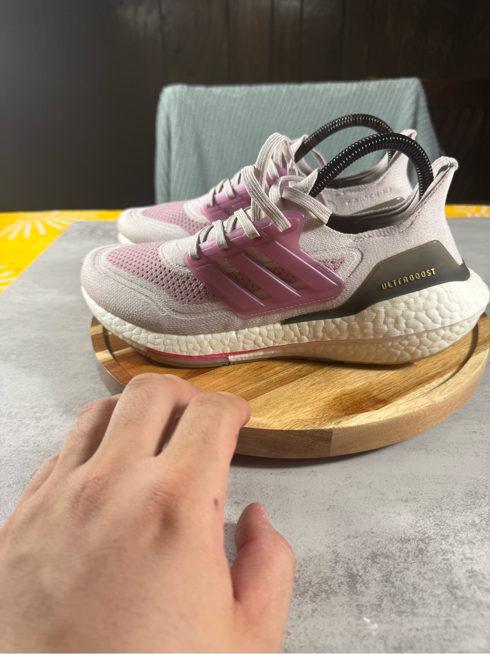 ADIDAS ULTRABOOST 21 S23831 ICE PURPLE/ROSE WOMEN'S RUNNINGSHOES Sz 7.5